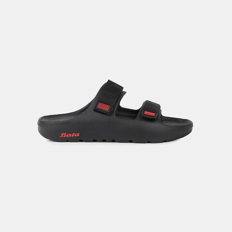Bata Black Slippers & Flipflop For Men